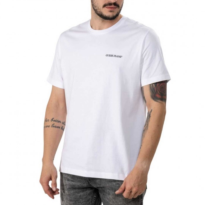 GUESS JEANS MAN T SHIRT WHITE