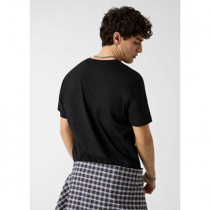 GUESS JEANS MAN T SHIRT LOGO BLACK