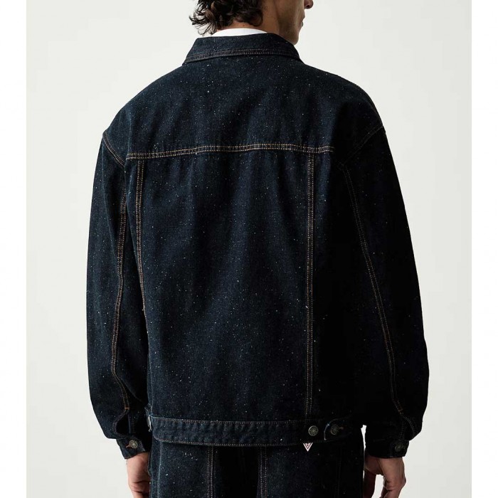 GUESS JEANS MAN JEAN JACKET DARK BLUE