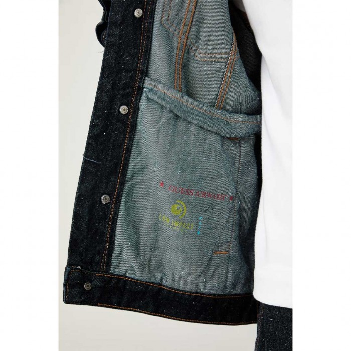 GUESS JEANS MAN JEAN JACKET DARK BLUE