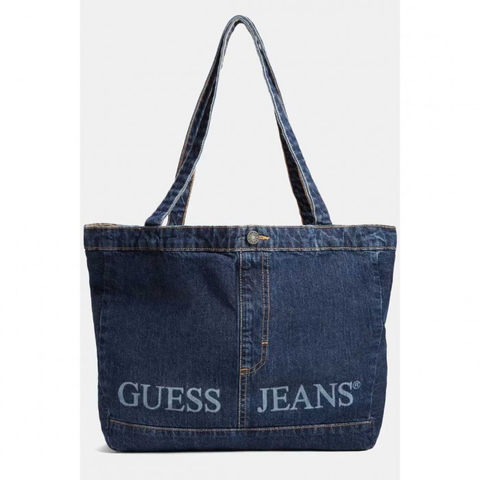 GUESS JEANS WOMAN JEAN BAG BLUE