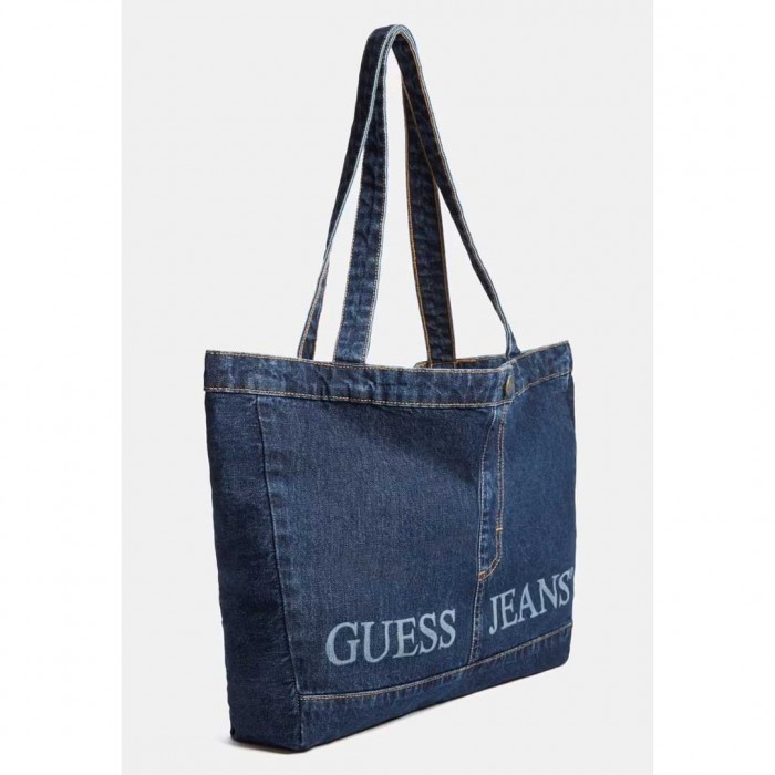 GUESS JEANS WOMAN JEAN BAG BLUE