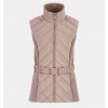 GUESS Belted puffer vest BROWN