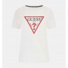 GUESS Triangle logo t-shirt WHITE 1