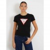 GUESS Triangle logo t-shirt BLACK 1