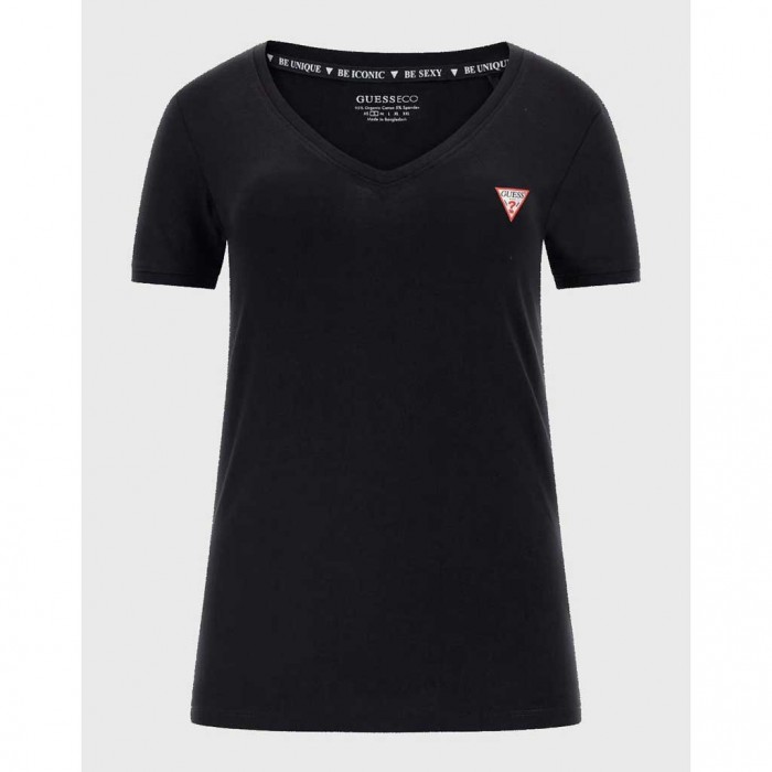 GUESS MINI TRIANGLE TEE BLACK