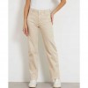 GUESS 4g logo straight pant BEIGE