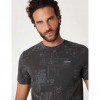 GUESS Bandana print T-shirt GREY