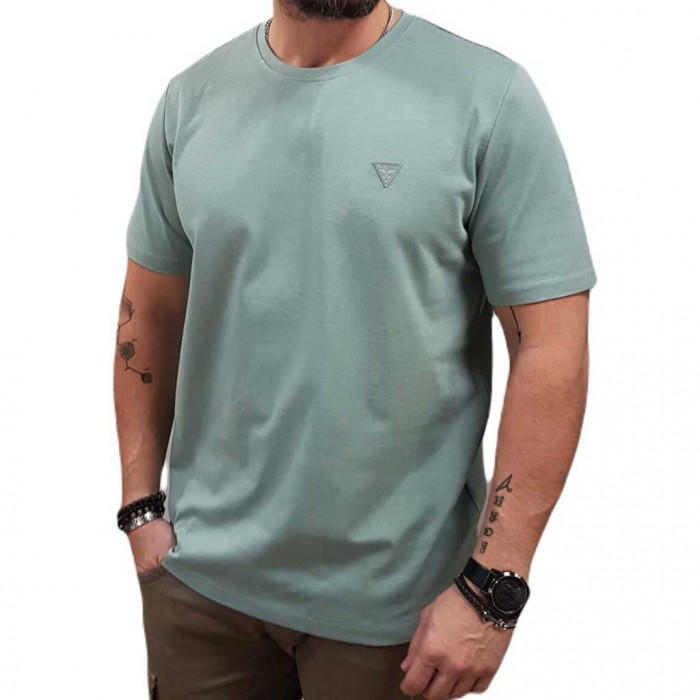 GUESS MAN T SHIRT MINT/GREEN