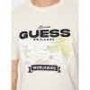 GUESS MAN T SHIRT ECRU