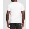 GUESS MAN VELVET LOGO T SHIRT WHITE