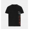 GUESS Vertical logo T-shirt BLACK