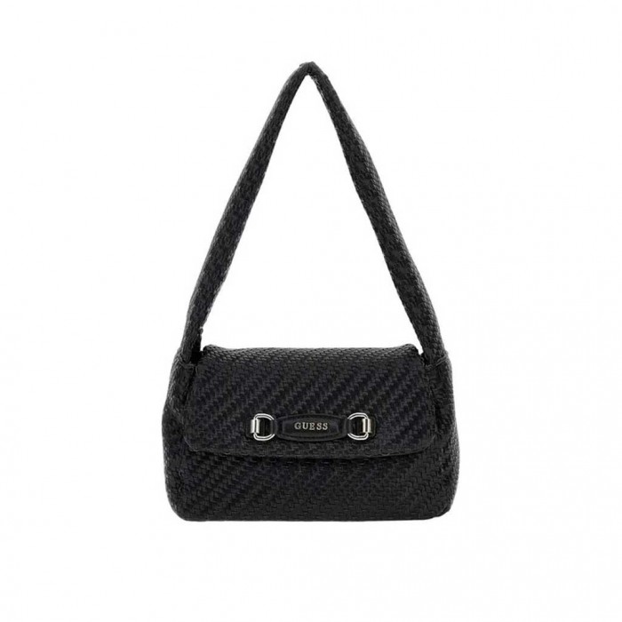 GUESS Francy Flap Shoulder Bag  BLACK