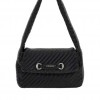 GUESS Francy Flap Shoulder Bag  BLACK