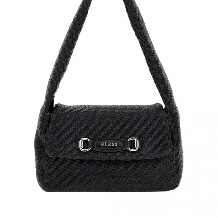 GUESS Francy Flap Shoulder Bag  BLACK