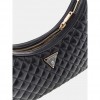 GUESS Eco Rianee quilted shoulder bag BLACK