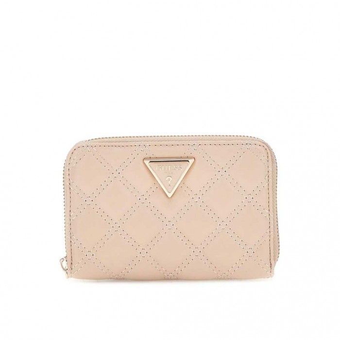 GUESS Giully Quilted Wallet LIGHT BEIGE