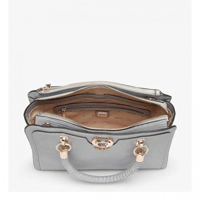 GUESS ORLINA SOCIETY SATCHEL GREY