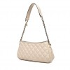 GUESS GIULLY TOP ZIP SHOULDER BAG WOMEN BEIGE