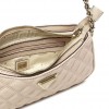 GUESS GIULLY TOP ZIP SHOULDER BAG WOMEN BEIGE