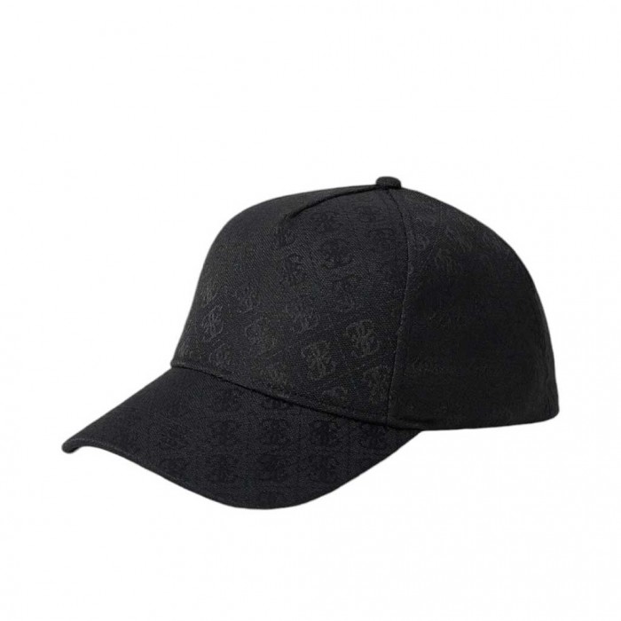 GUESS W ORLINA LOGO BASEBALL CAP BLACK