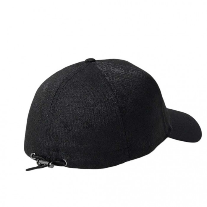 GUESS W ORLINA LOGO BASEBALL CAP BLACK