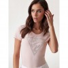 GUESS Triangle logo T-shirt PINK