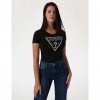 GUESS Triangle logo T-shirt BLACK 3