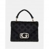 GUESS Zalina 4G peony logo mini handbag BLACK