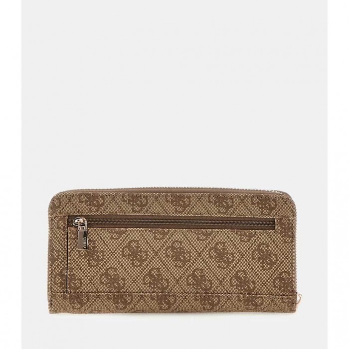 GUESS Laurel 4G logo maxi wallet BEIGE