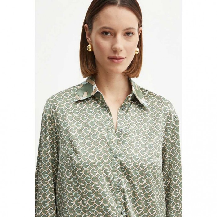 GUESS Women's Long Sleeve Shirt GREEN