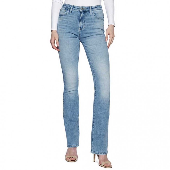 GUESS Women's Jean Trousers Flared Blue