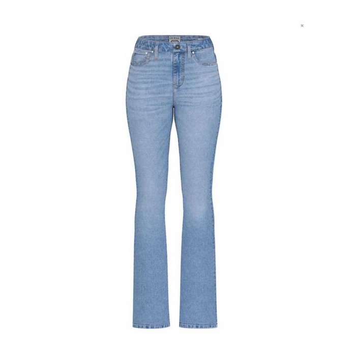 GUESS Women's Jean Trousers Flared Blue