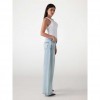 GUESS Bellflower wide leg denim pant LIGHT BLUE