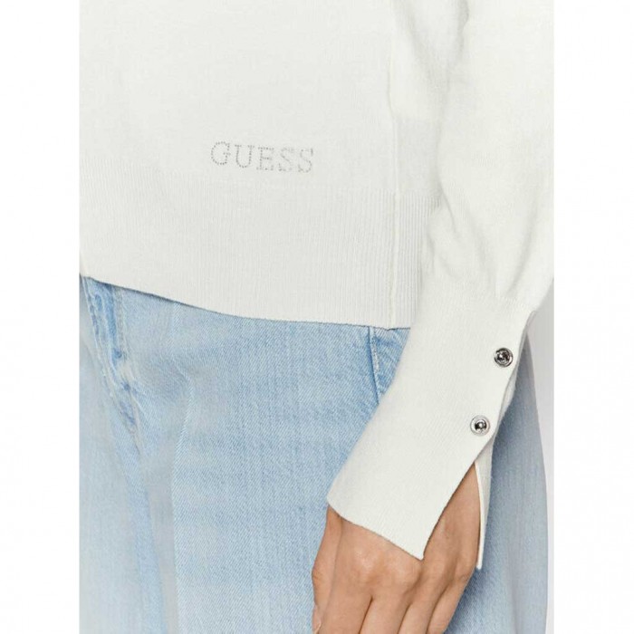 GUESS Zena Women's Cardigan with Buttons ECRU