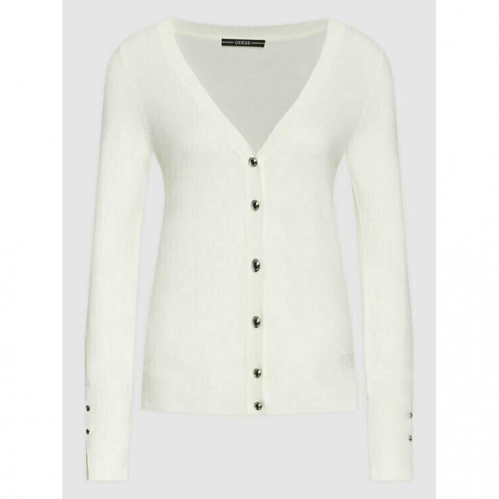 GUESS Zena Women's Cardigan with Buttons ECRU