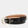 GUESS Noelle triangle logo belt BLACK