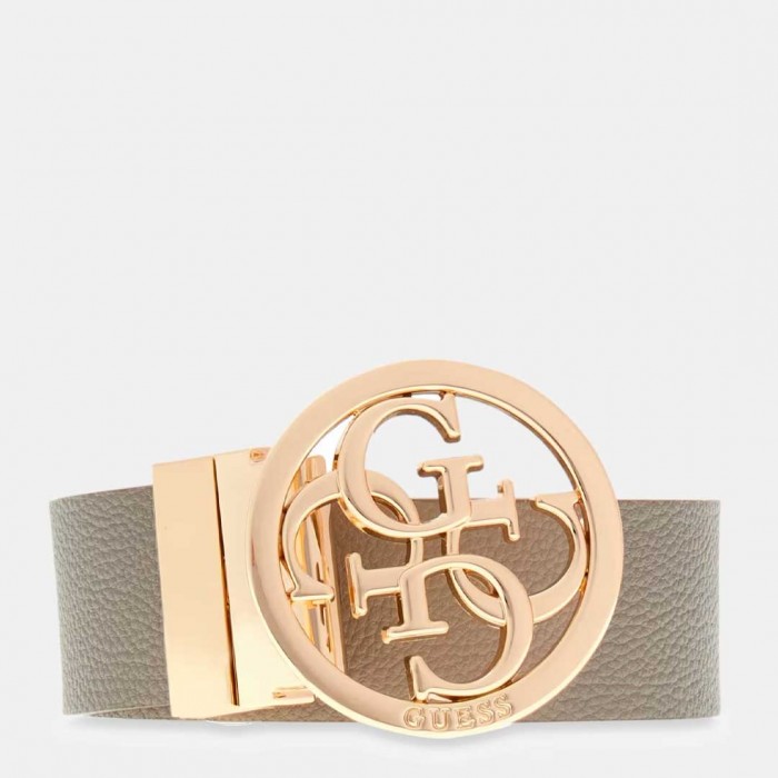 GUESS WOMAN Nolana 4G logo belt ECRU