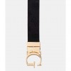 GUESS WOMAN James 4G logo belt BLACK/BEIGE GUESS WOMAN James 4G logo belt BLACK/BEIGE