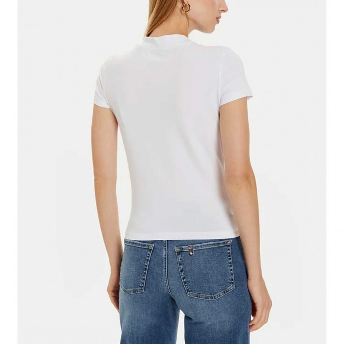 GUESS WOMAN 4G logo t-shirt WHITE