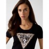 GUESS Triangle logo t-shirt BLACK 4 GUESS Triangle logo t-shirt BLACK 4