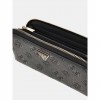 GUESS WOMAN Cresidia Peony Maxi Wallet BLACK GUESS WOMAN Cresidia Peony Maxi Wallet BLACK