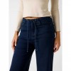 GUESS Wide-leg lyocell jeans DARK BLUE GUESS Wide-leg lyocell jeans DARK BLUE