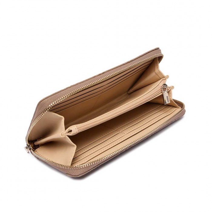 GUESS WOMAN WALLET CRESIDIA BEIGE