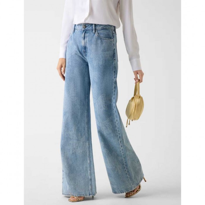 GUESS Bellflower wide-leg jeans LIGHT BLUE