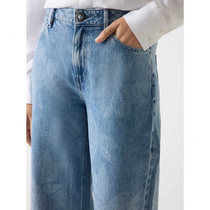 GUESS Bellflower wide-leg jeans LIGHT BLUE