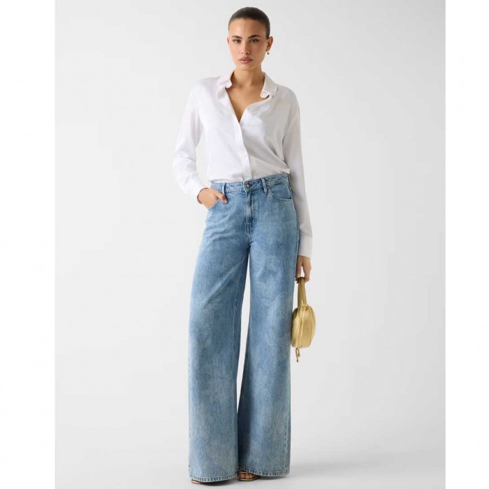 GUESS Bellflower wide-leg jeans LIGHT BLUE
