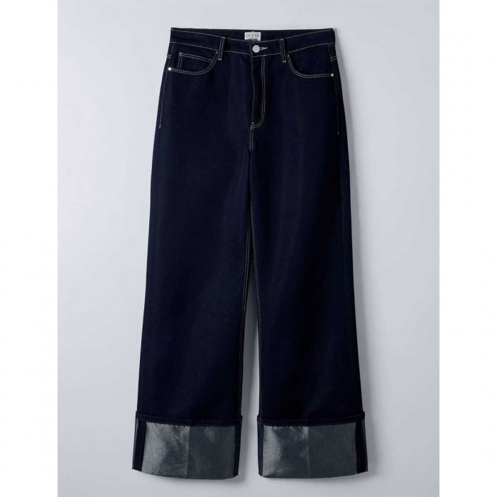 GUESS Roll up jeans DARK BLUE