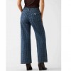 GUESS WOMAN WIDE LEG JEAN BLUE GUESS WOMAN WIDE LEG JEAN BLUE