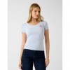 GUESS Triangle logo stretch t-shirt LIGHT BLUE GUESS Triangle logo stretch t-shirt LIGHT BLUE